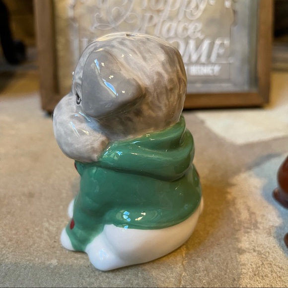 New Set of Christmas Schnauzer and Dachshund Dog Salt and Pepper Shakers - Picture 10 of 12